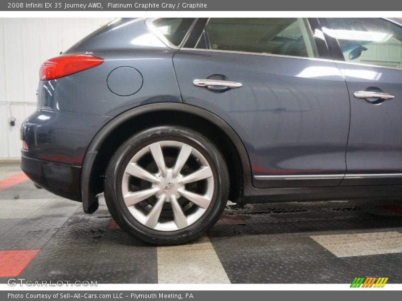 Platinum Graphite Gray / Graphite 2008 Infiniti EX 35 Journey AWD