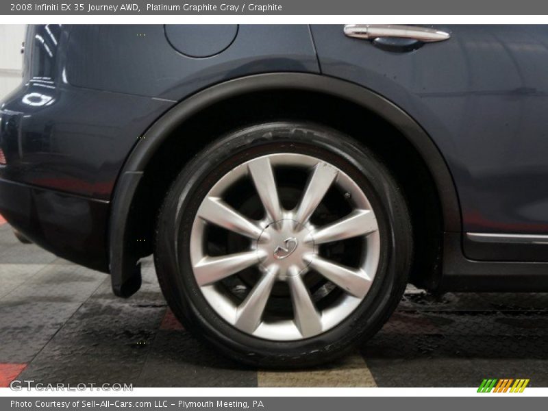 Platinum Graphite Gray / Graphite 2008 Infiniti EX 35 Journey AWD