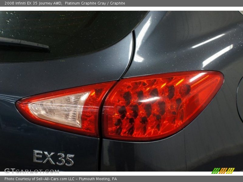 Platinum Graphite Gray / Graphite 2008 Infiniti EX 35 Journey AWD