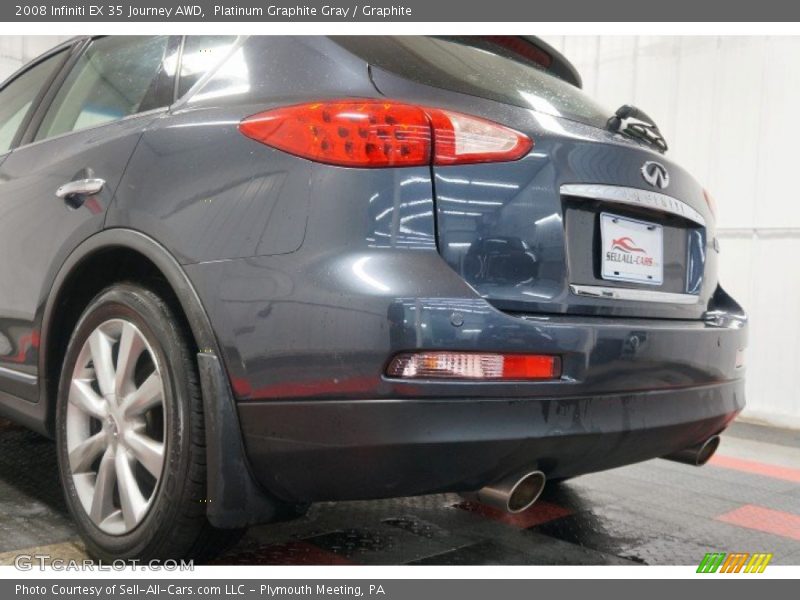 Platinum Graphite Gray / Graphite 2008 Infiniti EX 35 Journey AWD
