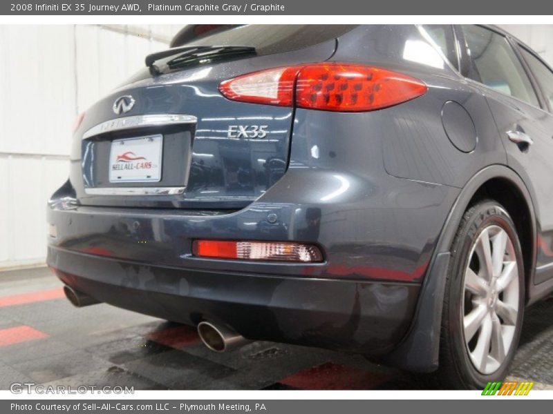 Platinum Graphite Gray / Graphite 2008 Infiniti EX 35 Journey AWD