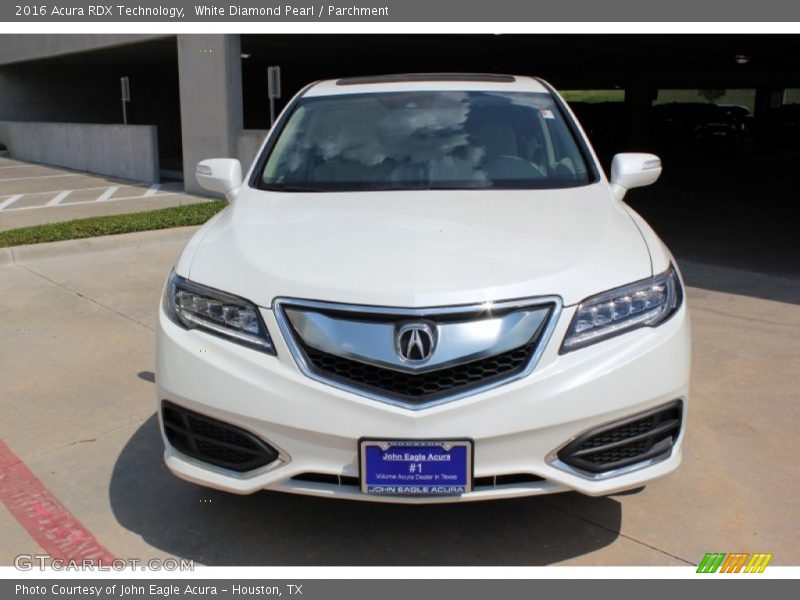 White Diamond Pearl / Parchment 2016 Acura RDX Technology