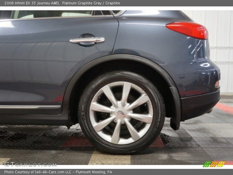 Platinum Graphite Gray / Graphite 2008 Infiniti EX 35 Journey AWD