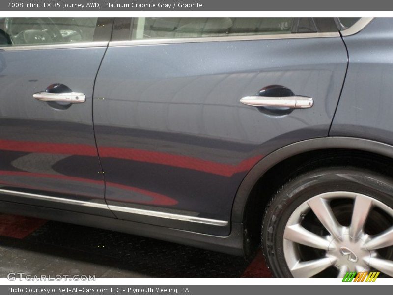 Platinum Graphite Gray / Graphite 2008 Infiniti EX 35 Journey AWD
