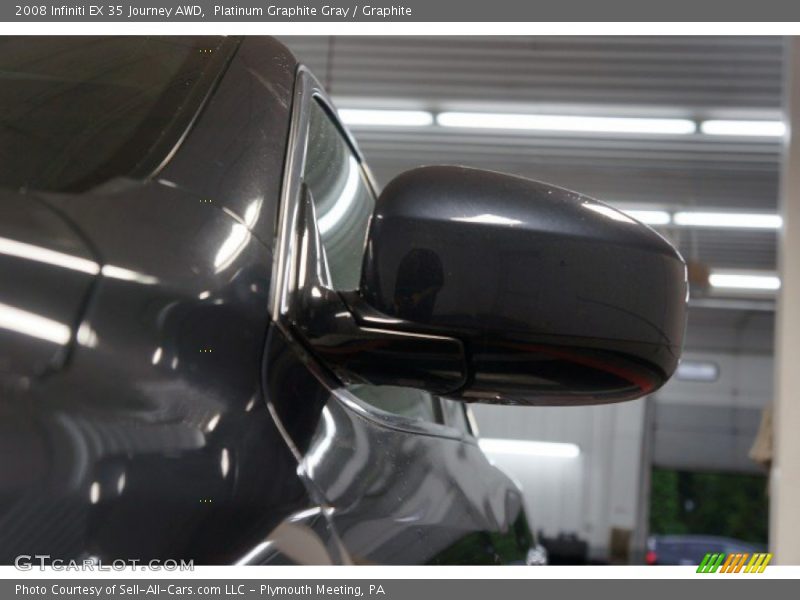 Platinum Graphite Gray / Graphite 2008 Infiniti EX 35 Journey AWD