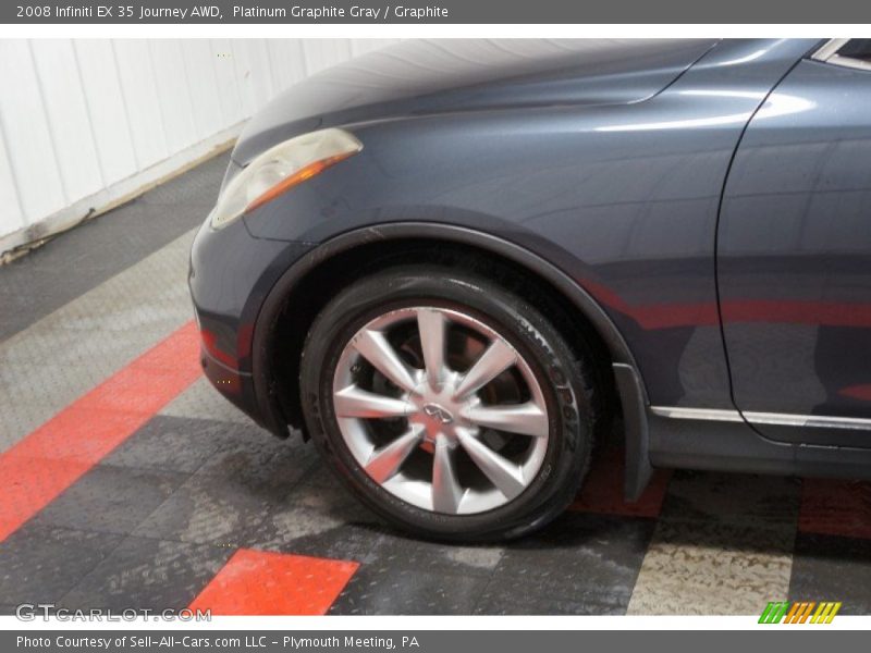 Platinum Graphite Gray / Graphite 2008 Infiniti EX 35 Journey AWD