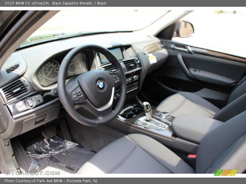 Black Sapphire Metallic / Black 2015 BMW X3 xDrive28i