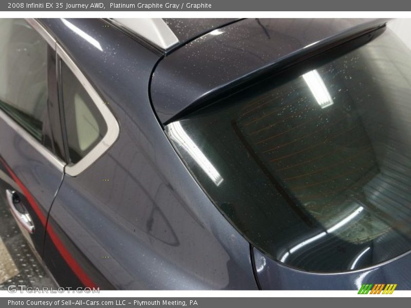 Platinum Graphite Gray / Graphite 2008 Infiniti EX 35 Journey AWD