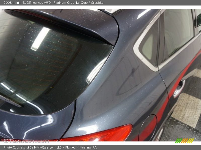 Platinum Graphite Gray / Graphite 2008 Infiniti EX 35 Journey AWD