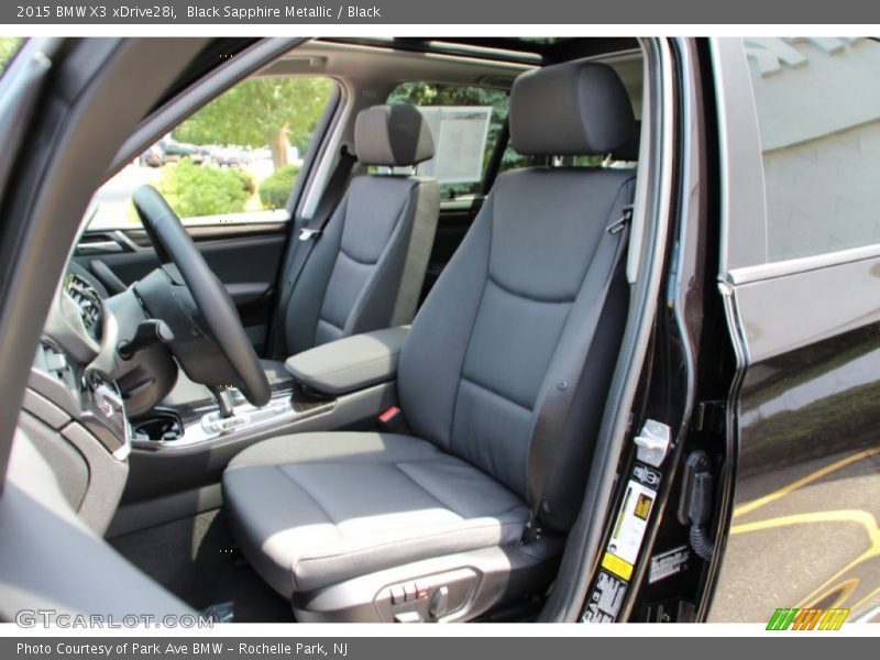 Black Sapphire Metallic / Black 2015 BMW X3 xDrive28i