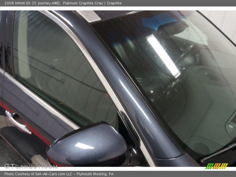 Platinum Graphite Gray / Graphite 2008 Infiniti EX 35 Journey AWD