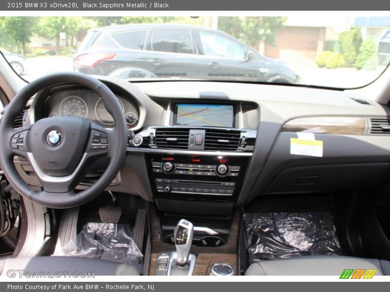 Black Sapphire Metallic / Black 2015 BMW X3 xDrive28i