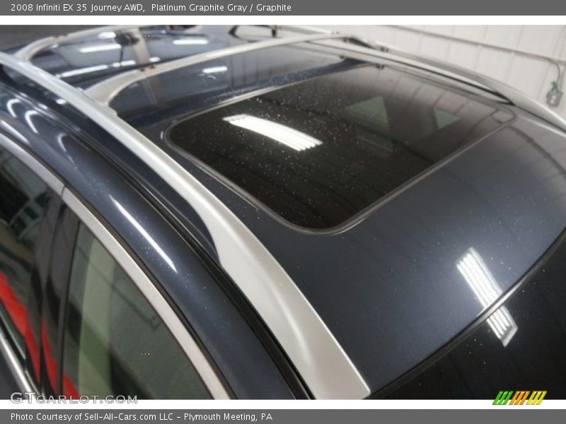 Platinum Graphite Gray / Graphite 2008 Infiniti EX 35 Journey AWD