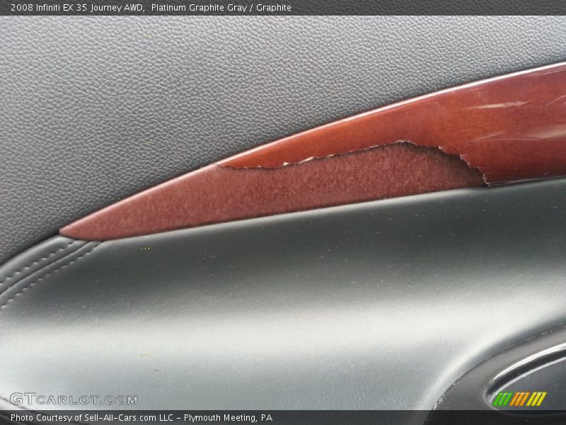 Platinum Graphite Gray / Graphite 2008 Infiniti EX 35 Journey AWD