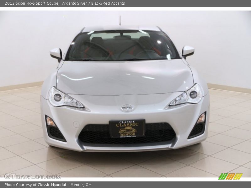 Argento Silver / Black/Red Accents 2013 Scion FR-S Sport Coupe