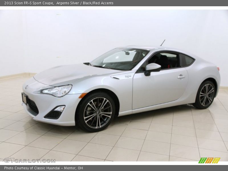 Argento Silver / Black/Red Accents 2013 Scion FR-S Sport Coupe