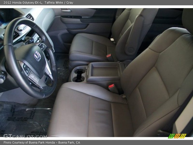 Taffeta White / Gray 2012 Honda Odyssey EX-L