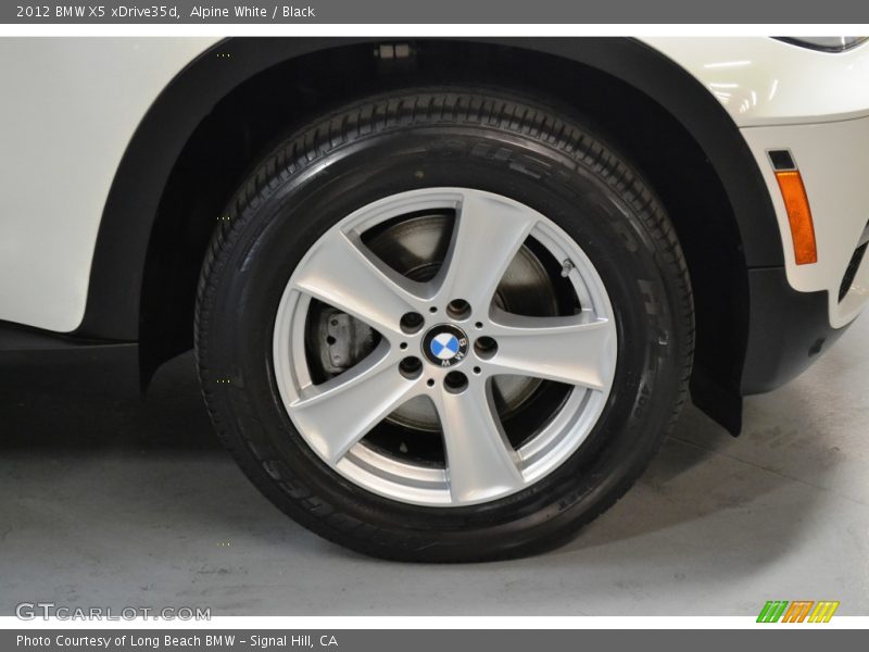 Alpine White / Black 2012 BMW X5 xDrive35d