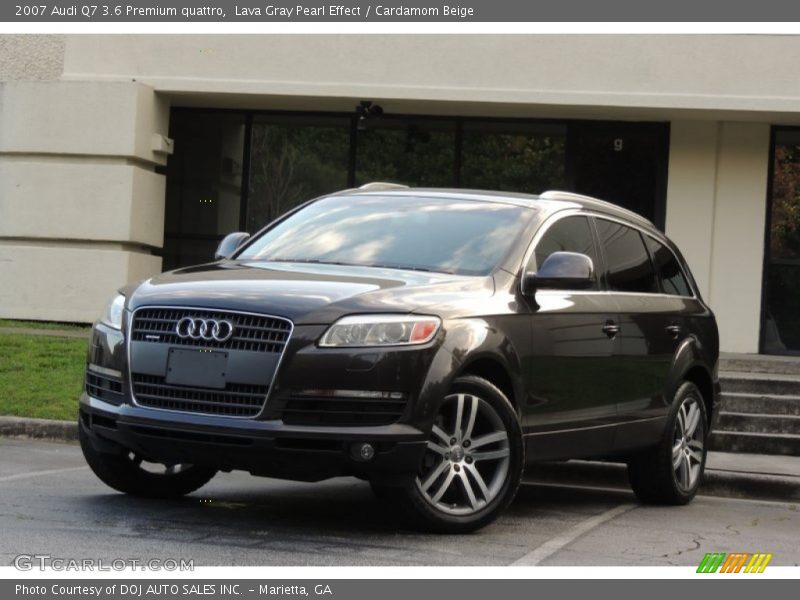 Lava Gray Pearl Effect / Cardamom Beige 2007 Audi Q7 3.6 Premium quattro