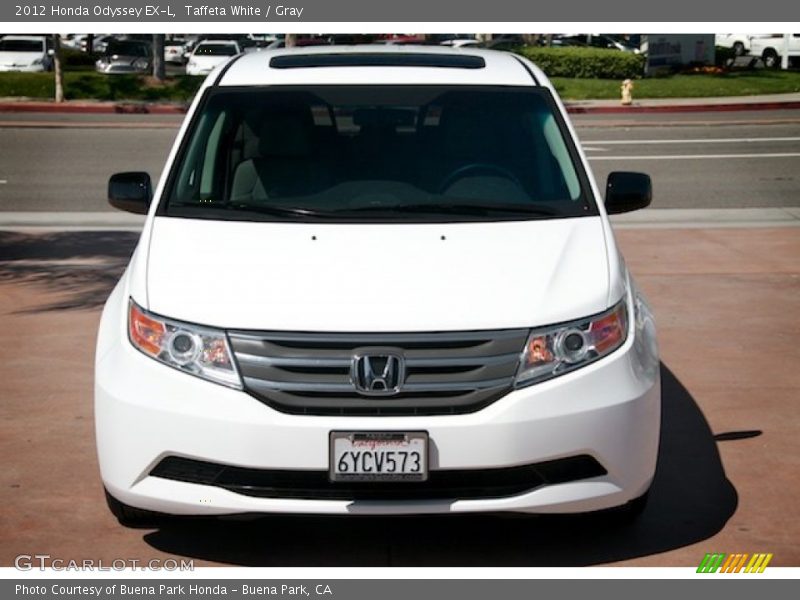 Taffeta White / Gray 2012 Honda Odyssey EX-L