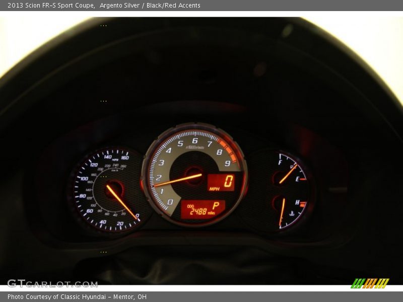 Argento Silver / Black/Red Accents 2013 Scion FR-S Sport Coupe