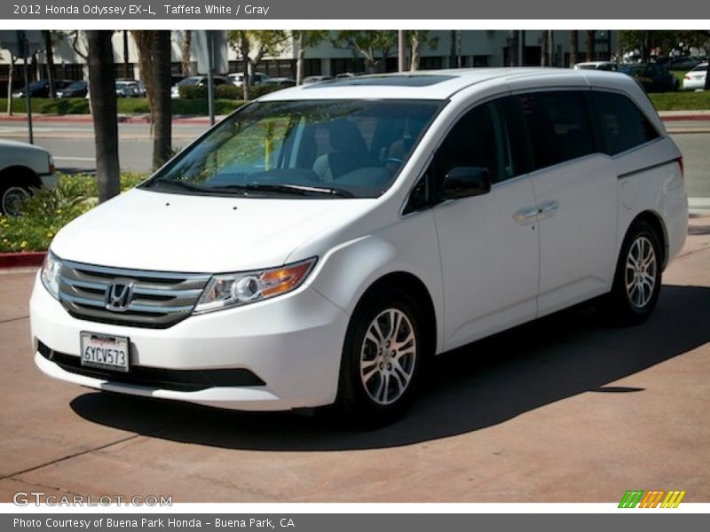 Taffeta White / Gray 2012 Honda Odyssey EX-L