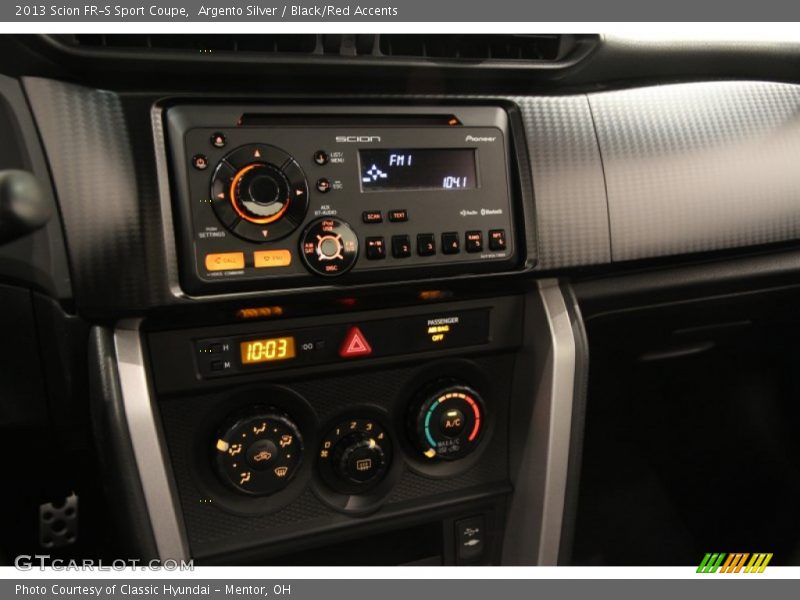 Argento Silver / Black/Red Accents 2013 Scion FR-S Sport Coupe