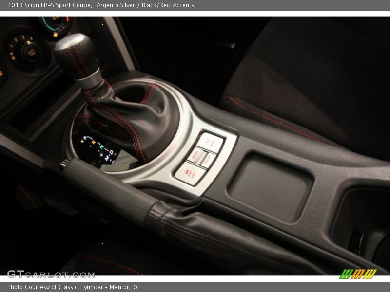Argento Silver / Black/Red Accents 2013 Scion FR-S Sport Coupe