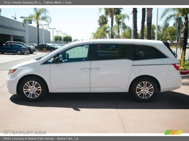 Taffeta White / Gray 2012 Honda Odyssey EX-L