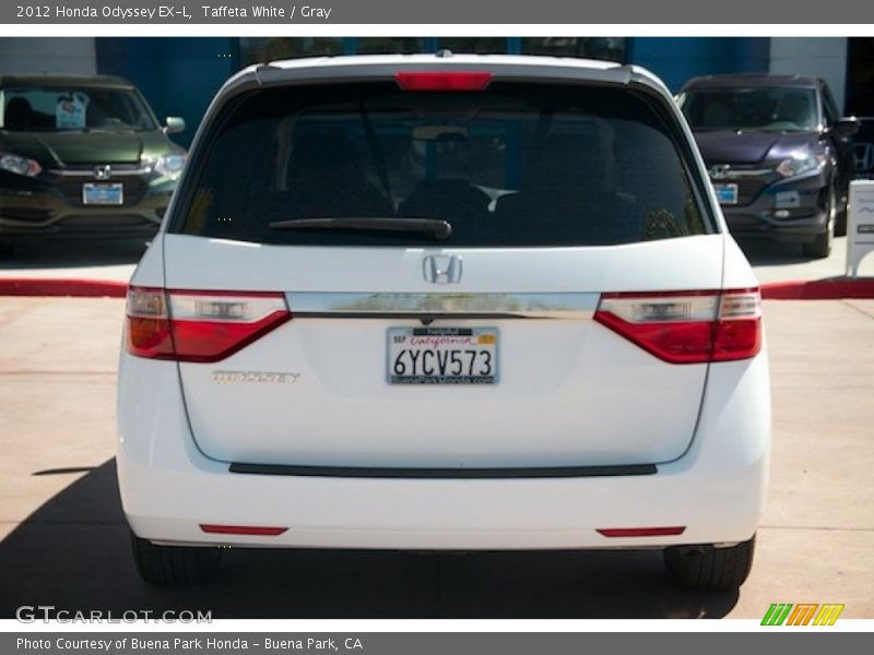 Taffeta White / Gray 2012 Honda Odyssey EX-L
