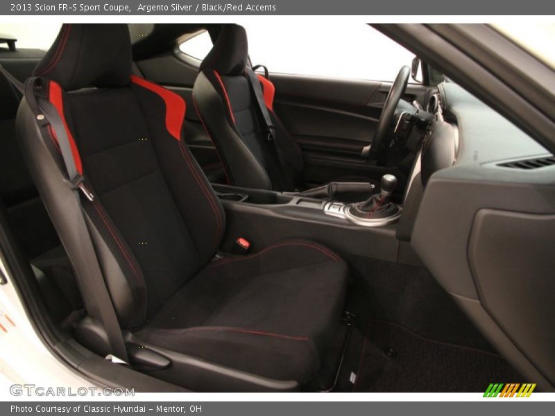 Argento Silver / Black/Red Accents 2013 Scion FR-S Sport Coupe