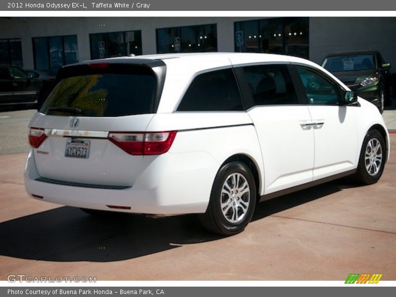 Taffeta White / Gray 2012 Honda Odyssey EX-L