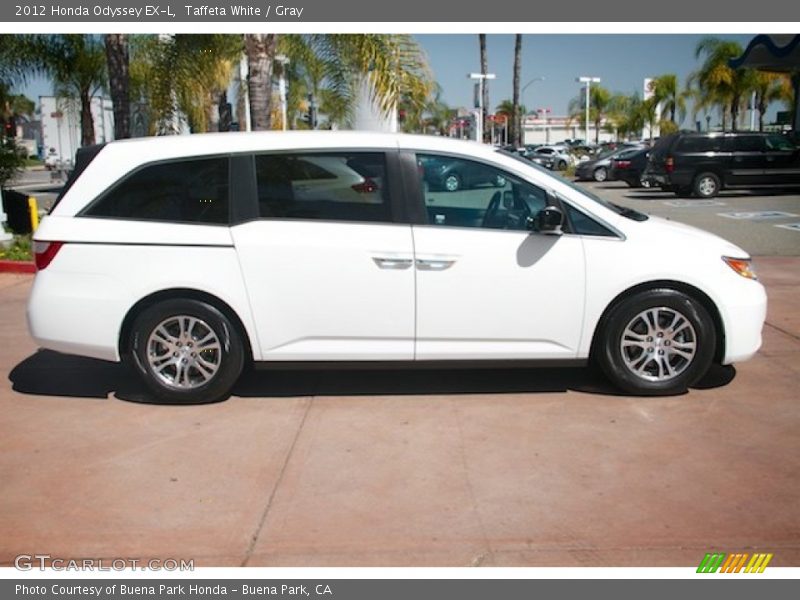 Taffeta White / Gray 2012 Honda Odyssey EX-L
