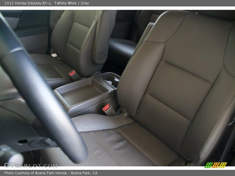 Taffeta White / Gray 2012 Honda Odyssey EX-L