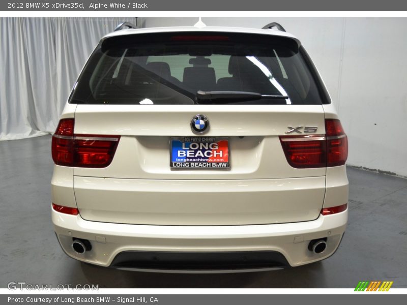 Alpine White / Black 2012 BMW X5 xDrive35d