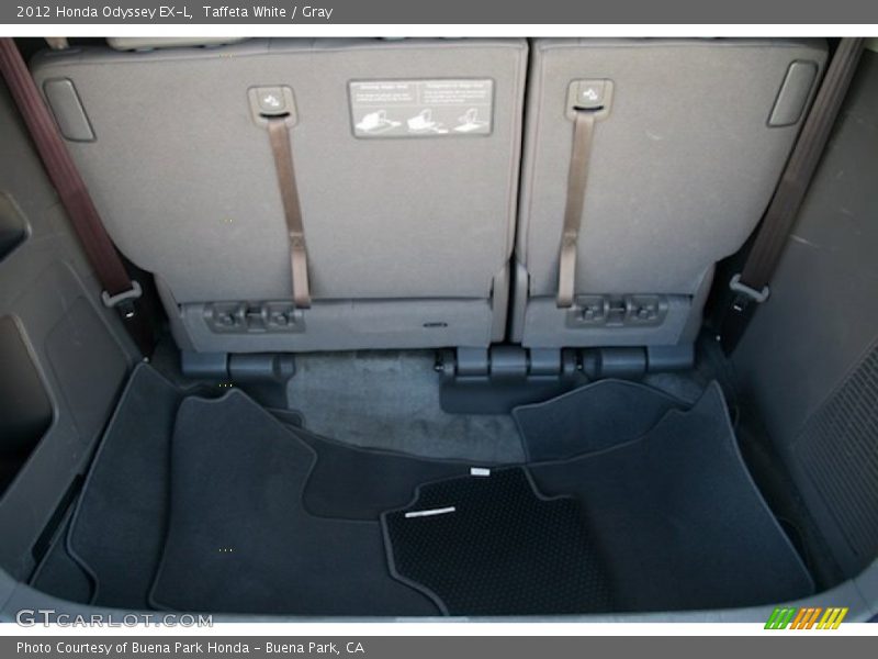 Taffeta White / Gray 2012 Honda Odyssey EX-L