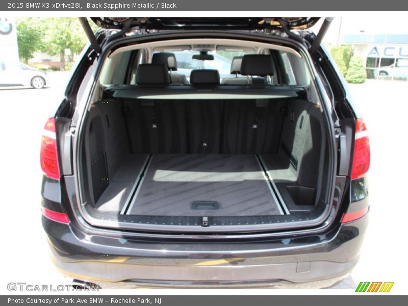 Black Sapphire Metallic / Black 2015 BMW X3 xDrive28i