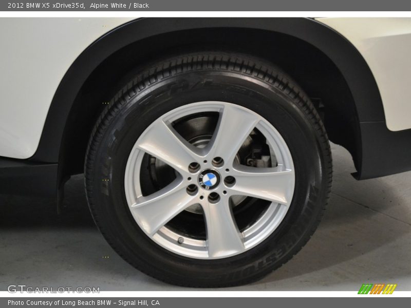 Alpine White / Black 2012 BMW X5 xDrive35d