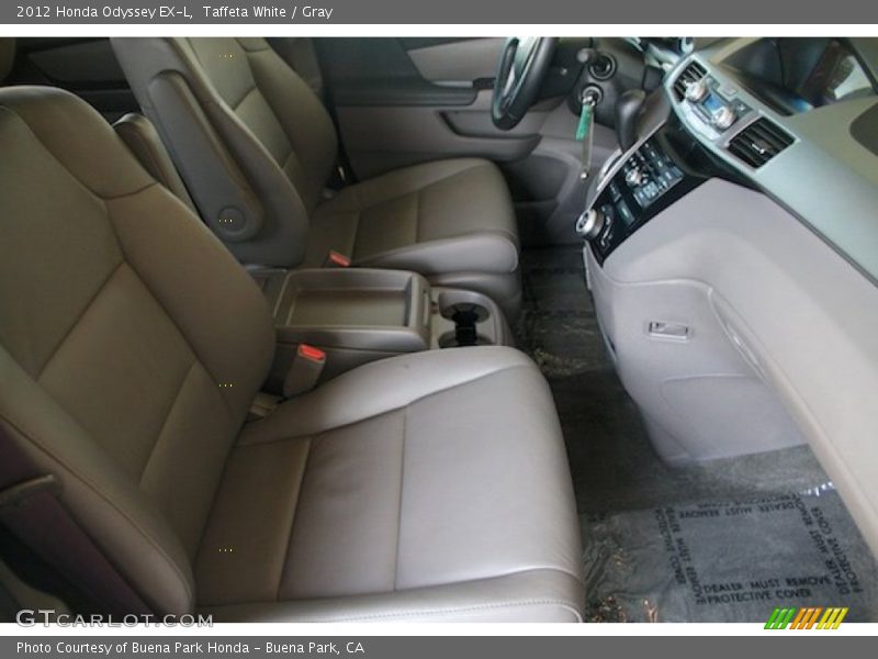 Taffeta White / Gray 2012 Honda Odyssey EX-L