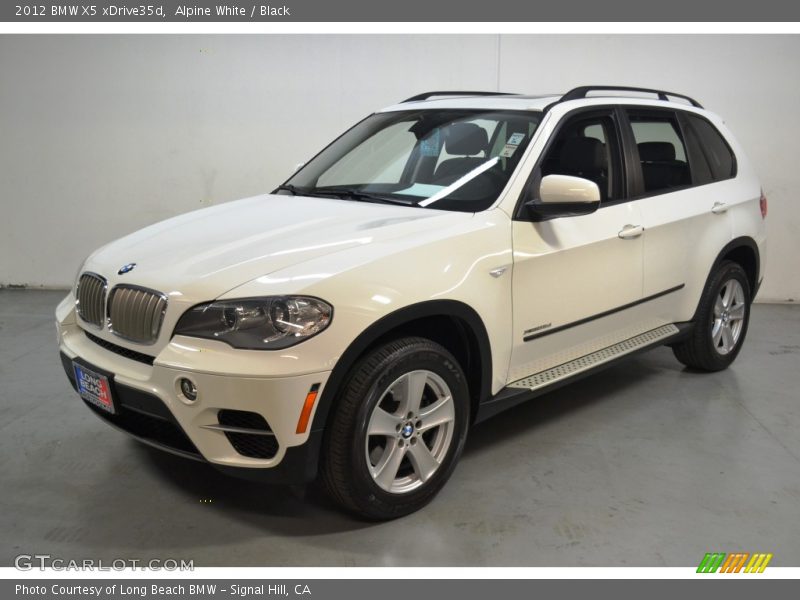 Alpine White / Black 2012 BMW X5 xDrive35d