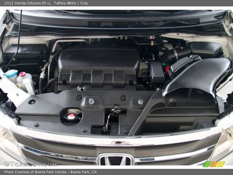 Taffeta White / Gray 2012 Honda Odyssey EX-L