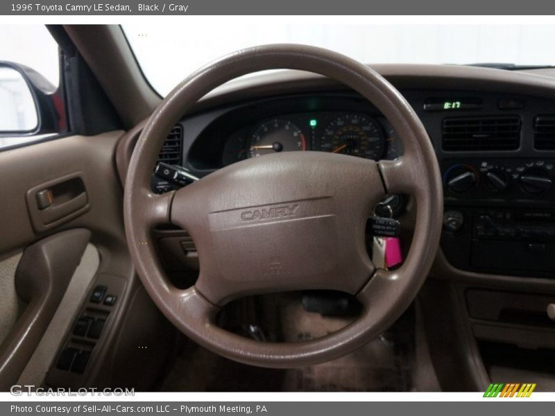 Black / Gray 1996 Toyota Camry LE Sedan