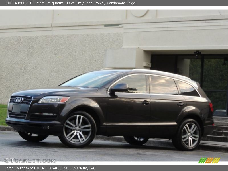 Lava Gray Pearl Effect / Cardamom Beige 2007 Audi Q7 3.6 Premium quattro