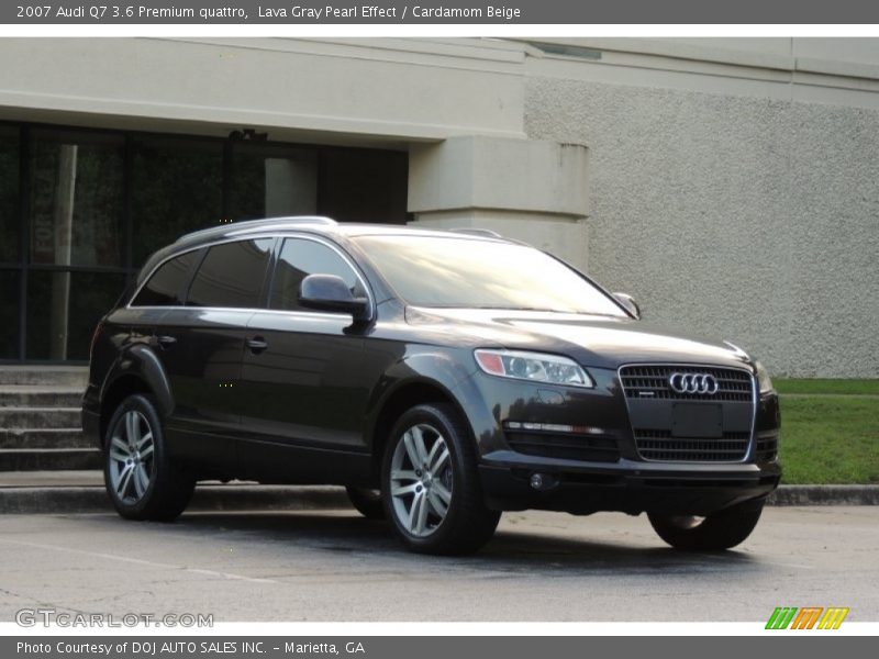 Lava Gray Pearl Effect / Cardamom Beige 2007 Audi Q7 3.6 Premium quattro