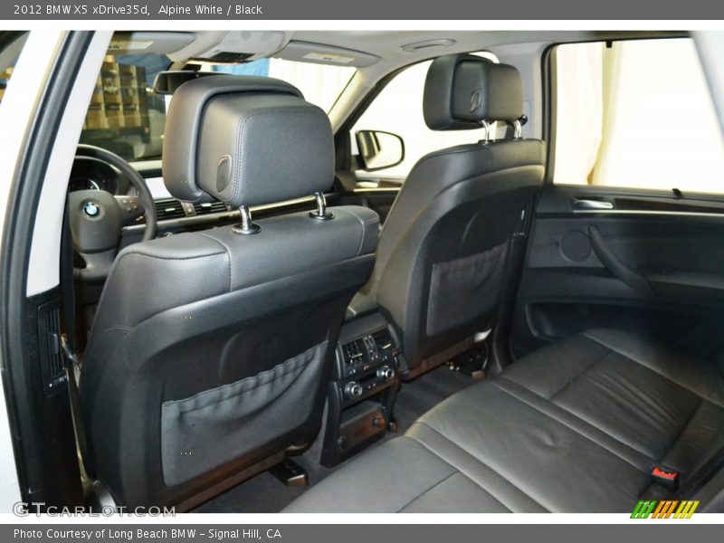 Alpine White / Black 2012 BMW X5 xDrive35d