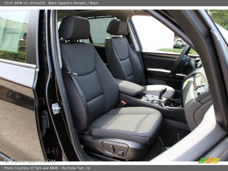Black Sapphire Metallic / Black 2015 BMW X3 xDrive28i