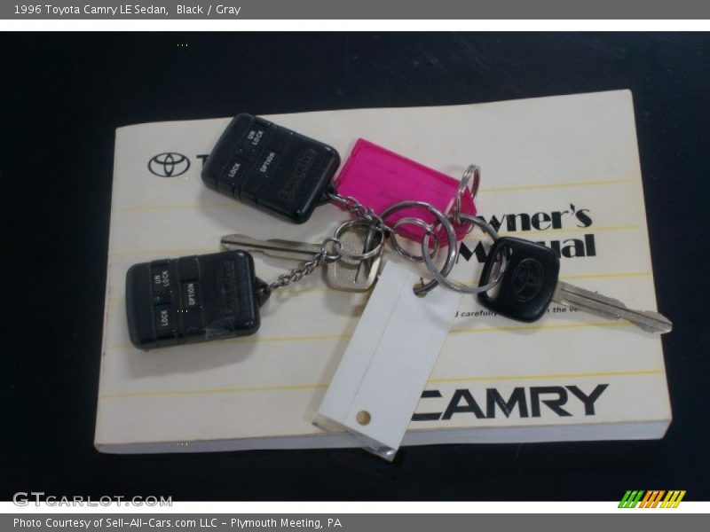 Black / Gray 1996 Toyota Camry LE Sedan