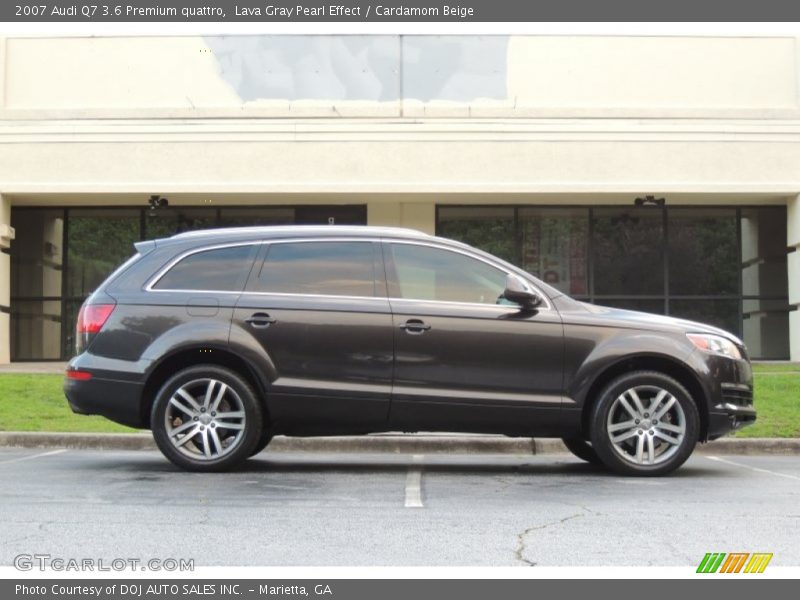 Lava Gray Pearl Effect / Cardamom Beige 2007 Audi Q7 3.6 Premium quattro