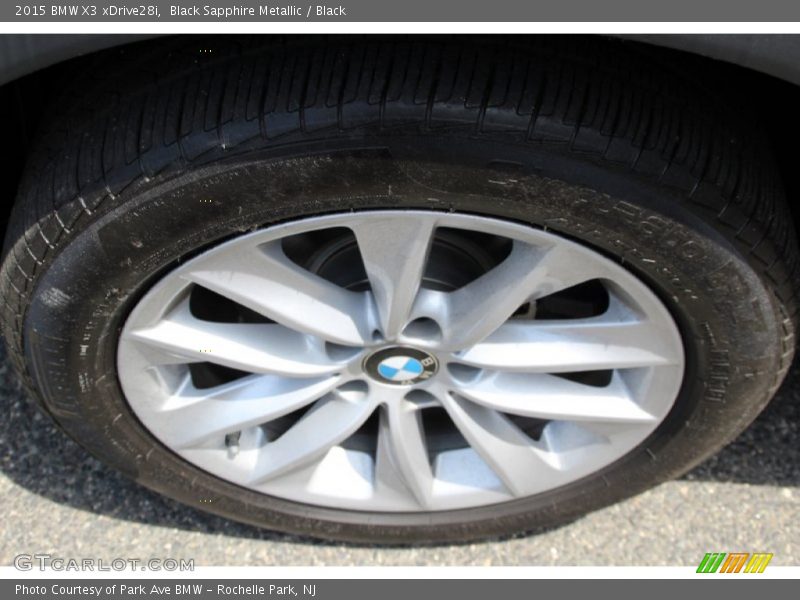 Black Sapphire Metallic / Black 2015 BMW X3 xDrive28i