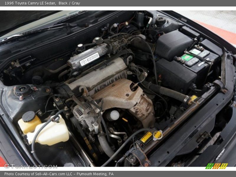 Black / Gray 1996 Toyota Camry LE Sedan